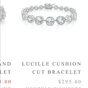 BRAND NEW Thomas Laine Lucille Cushion Bridal tennis bracelet